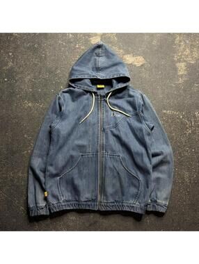 Dime Skateboards Denim Bomber Zip Jacket